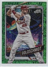 2024 Topps Cosmic Chrome Green Space Dust Refractor /75 Paul Goldschmidt 14md