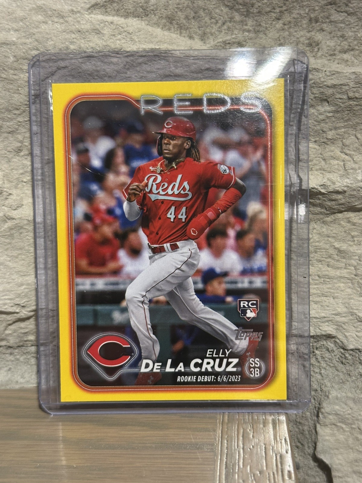 2024 Topps Update Series - Rookie Debut Yellow #US350 Elly De La Cruz (RC)