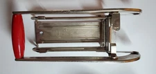 Vintage EKCO French Fry Cutter with a Red Wood Handle USA Made