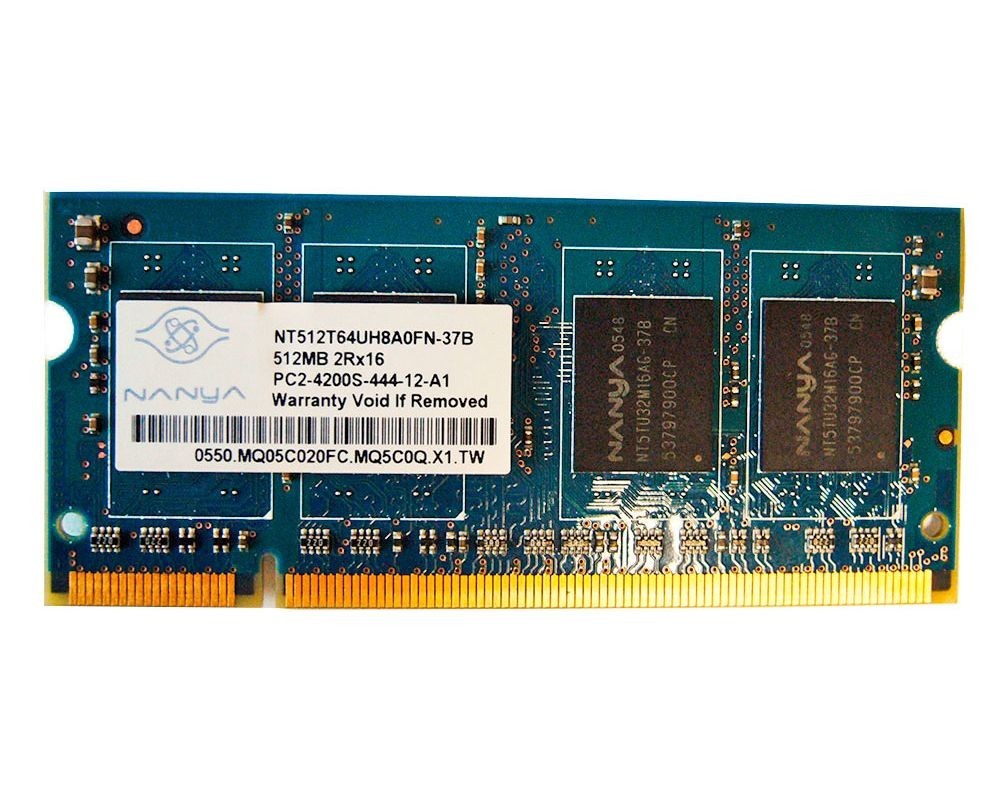 Nanya 512MB DDR2 SO-DIMM PC2-4200S 533MHz (444-12) – RAM Notebook