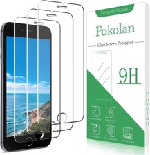 3PCS Privacy Screen Protector  Tempered Glass Film for iPhone 8 Plus 5.5 Inch A