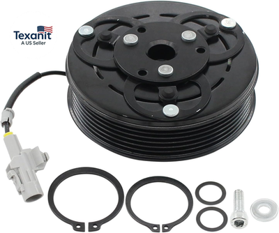 #ad #ad A C Compressor Clutch Assembly with Plate Pulley Bearing Coil Kit for Subaru For $59.10