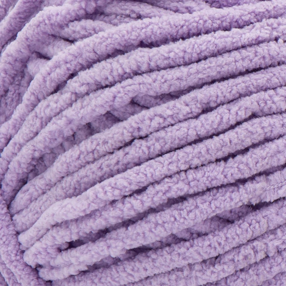 Bernat Baby Blanket, #6 Super Bulky Polyester Yarn, Baby Lilac 10.5oz, 220 Yards - Image 2 of 3