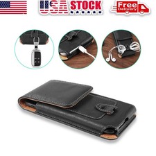 Cell Phone Leather Carrying Belt Clip Pouch Case Holster Cover For iPhone Bag