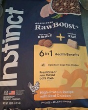 Raw Boost, Natural Dry Cat Food with Freeze Dried Pieces, High Protein, 10lbs 7.00 per pound
