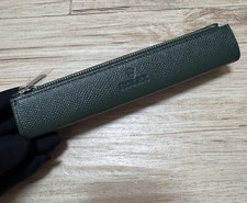 Rolex Heritage Green  Leather Pen Pencil Case...