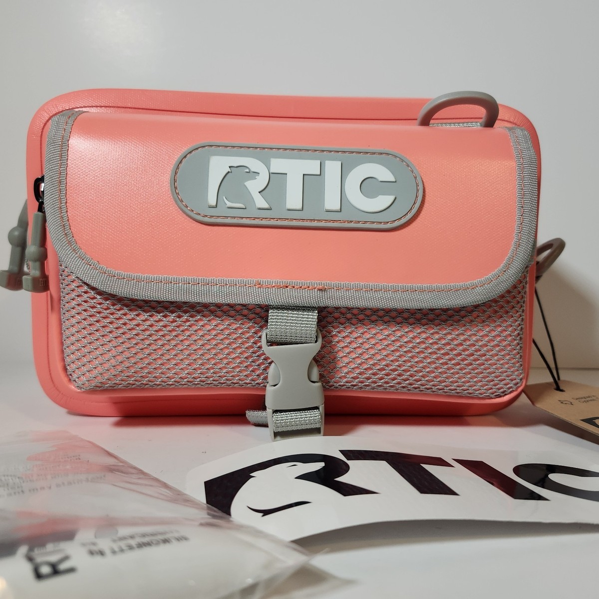 RTIC Side Pack Deluxe Coral Accessory Soft Pack Coolers Waterproof
