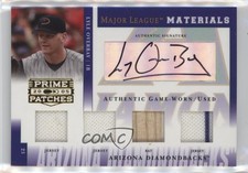 2005 Donruss Prime Patches Quad Swatch Signatures 139/250 Lyle Overbay Auto 0o9