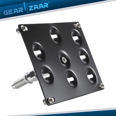 Bumper Tow Hook License Plate Mount Front Tow Hook License Plate Bracket Holder