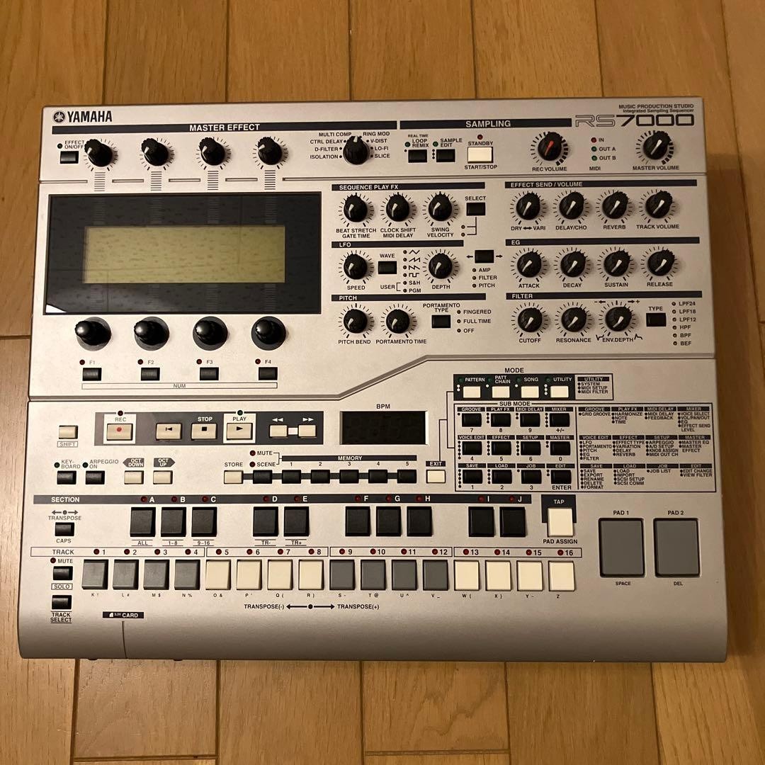 USED YAMAHA RS7000 Sequencer Rhythm Machine Music Japan | eBay