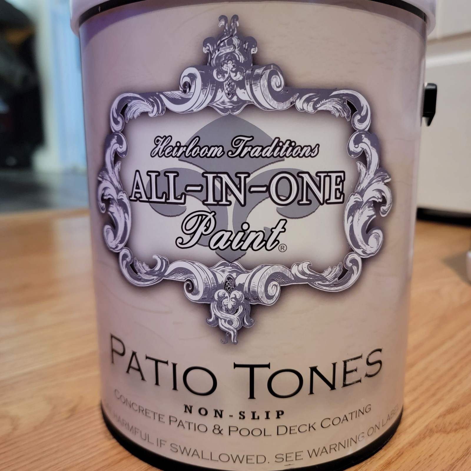 Heirloom Traditions Patio Tones Putty 1 Gal All-In-One Paint Non-Slip Deck