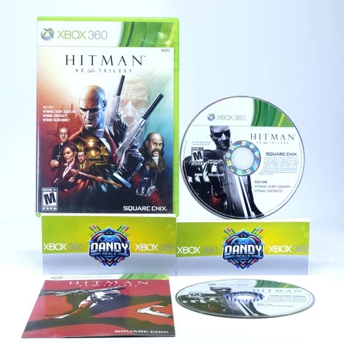Hitman HD Trilogy CIB W/ Manual - Xbox 360