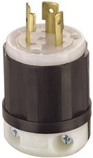 Leviton 606984 -PLB 20-Amp, 125-Volt, Locking Plug, NEMA L5-20P, 2P, 3W, Industr