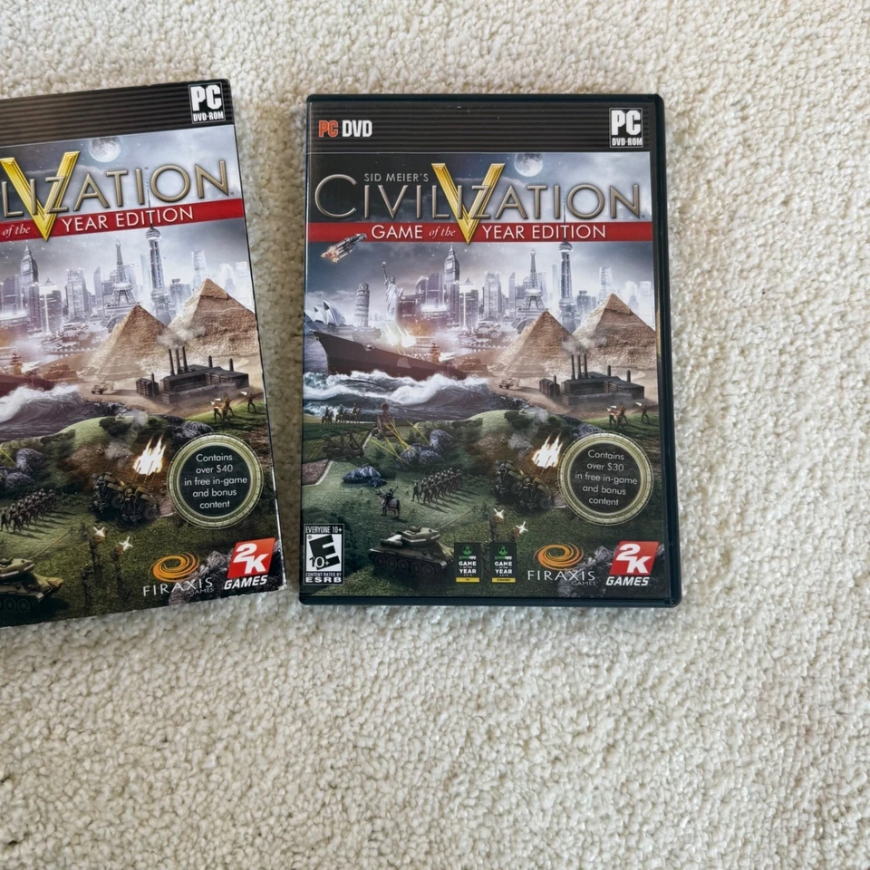 Sid Meier's Civilization V 5 Game of the Year Edition PC CASE AND MANUAL ONLY - Image 3 of 4