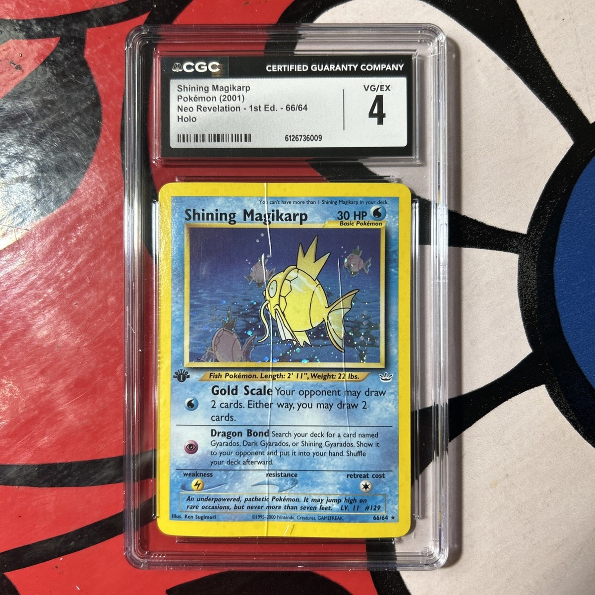 Pokemon Card Shining Magikarp 英語版 1st Ed Pokemon Shining Magikarp #66 Neo Revelation 1st Edition BGS 9.5
