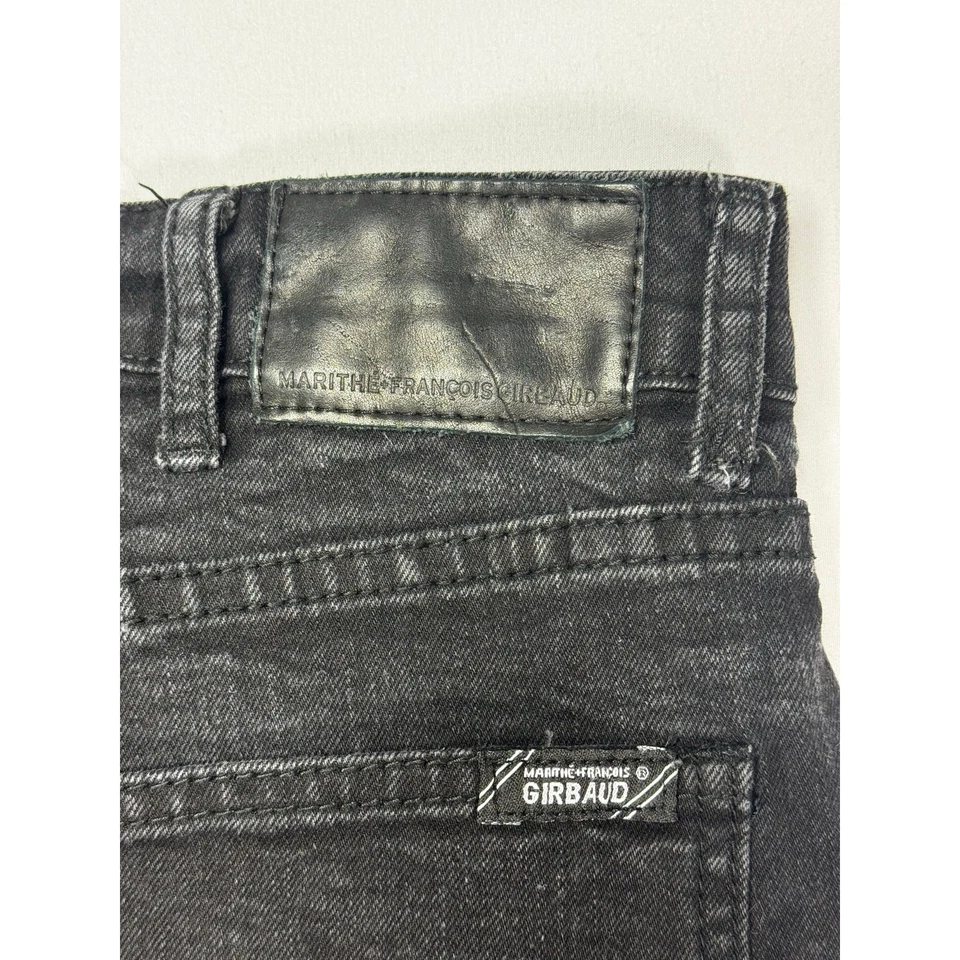 Pantalones de mezclilla negros ajustados Marithe + Francois Girbaud para hombre - talla 34x32 (34x31,5) Foto 4 de 4