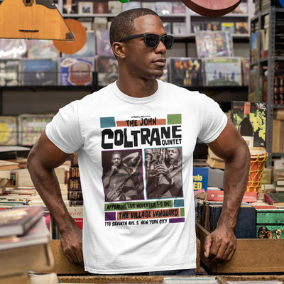 John Coltrane Jazz T-Shirt, Jazz Lover Gift, Musician Tee, Saxophone Player