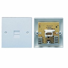 Secondary Telephone BT Socket 3/6A Flush Mounted Faceplate [008353]