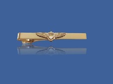 U.S MILITARY NAVY TIE BAR TIE TAC U.S.M.C NAVAL AVIATION PILOT WINGS CLIP ON