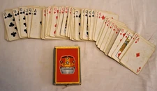 Santa Fe Railroad Playing Cards with Original Box No Jokers