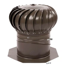 Master Flow Wind Roof Turbine 20"x18" Galvanized Steel Dual-Bearing Heavy Duty