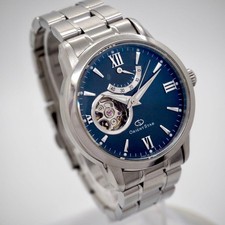 Orient Star Contemporary Automatic Open Heart Blue Dial Watch 39mm