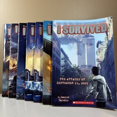 I SURVIVED Series Chapter Books Lot of 7 Lauren Tarshis