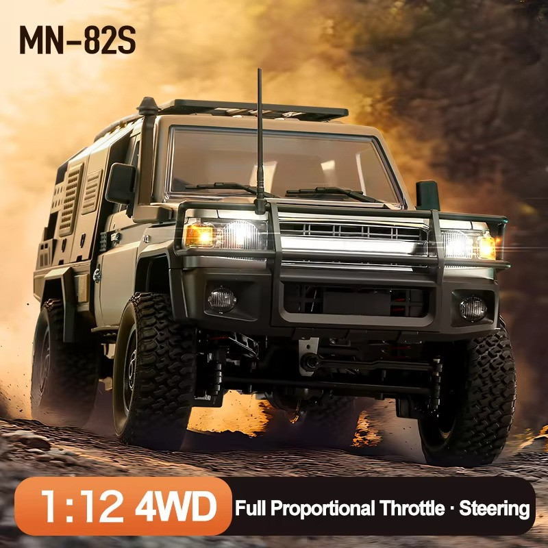 MN82S 1/12 Scale RC Crawler 4WD Off‑Road Truck