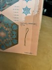 1985 Lasercraft Snowflakes Laser-Cut Acrylic Ornament Sealed Vintage Christmas D — photo 3