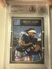 Derrick Henry 2016 Donruss Rated Rookie Autograph Auto RC Rookie Card - BAS 10. rookie card picture