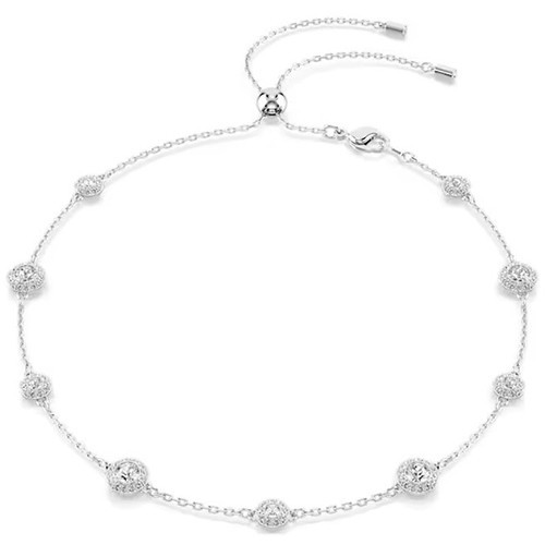 Collier Una Angelic Taille ronde Motifs double face Blanc Métal rhodié - Swarovski - Image 2