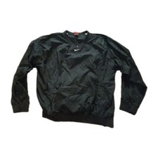 Vintage Early 00s Nike Black Windbreaker Pullover Size XXL