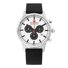 MONDAINE Classic Chronograph Date Vegan Leather Watch 145948753