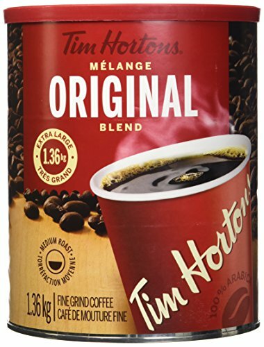 Tim Hortons 100 % Arabica rôti moyen original café moulu, 48 onces, 3 - Photo 1/5