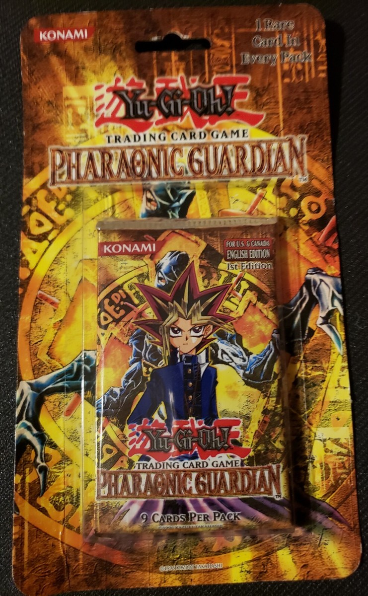 Yugioh 1996 Pharaonic Guardian Factory Sealed Booster Pack 1st Yugioh 1996 Pharaonic Guardian Factory Sealed Booster Pack 1st