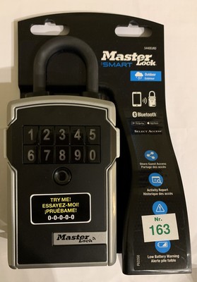 Master Lock 5440EURD Bluetooth Schlüsseltresor Smart | Wandmontage Sicherer Key