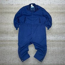 Vintage Sears Coveralls Navy Blue Cloth Mens 3XL 56 Regular 90s