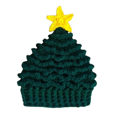 Weihnachtsbaum Strickmütze Deko Kreativ Wintermütze Kostüm Accessoire Weihnachten