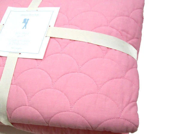 Edredón doble de algodón cosido Pottery Barn Kids color coral rubor marino nuevo Foto 4 de 4