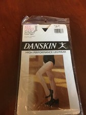 Danskin Dance Tights Kids Child Large Black Footed Ultra Slimming Style 331 NEW