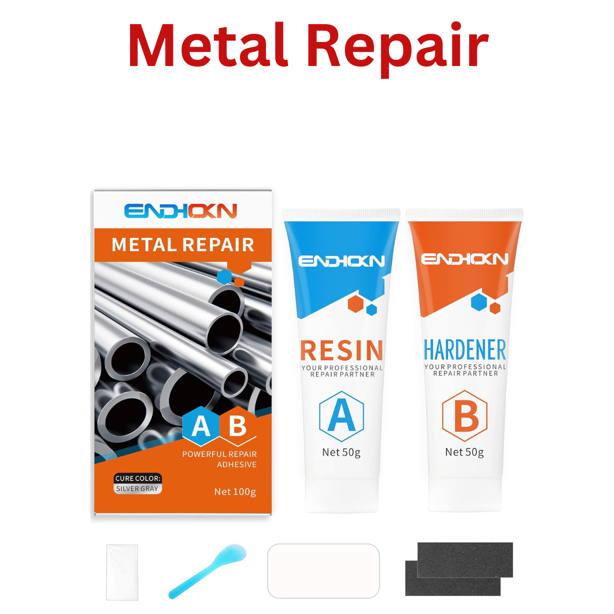 Bath Repair Kit White Endhokn Enamel Porcelain Acrylic Fiberglass