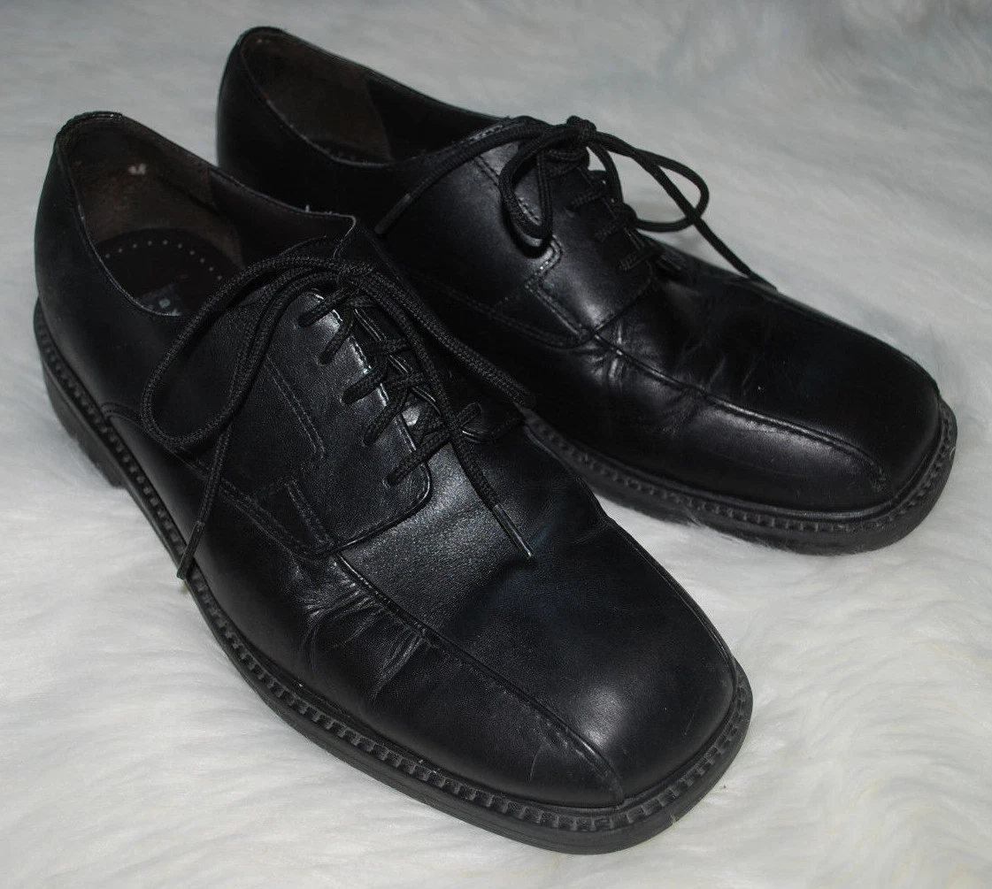 Axcess Mens Dress Shoes Size 13 MED Leather Black Bilborne RN 73277 Claiborne eBay