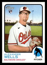 Alexander Wells 2022 Topps Heritage #662 Rookie Baltimore Orioles