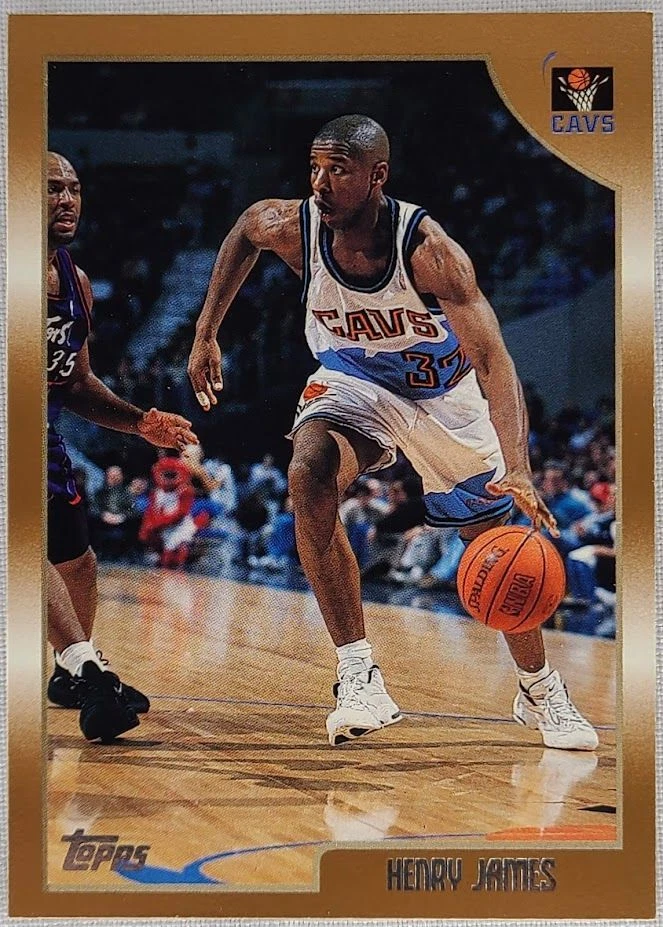 1998 99 Topps NBA Basketball 29 Henry James Cleveland Cavaliers