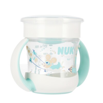 4008600441571 NUK Kubek 160 ml 6m  Mini Magic Cup turkusowy 10751278 NUK