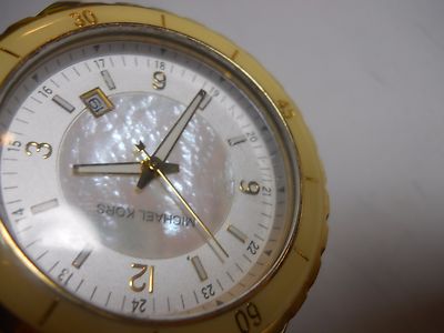 Micheal Kors MK5174 44mm Watch Michael Kors MK-5174 Mother of Pearl gold tone Watch  main image 3