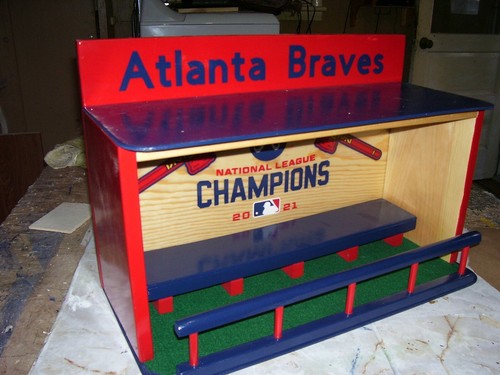 Hank Aaron bobblehead W.S. Display case for bobble heads ship dis-assembled - Picture 10 of 12