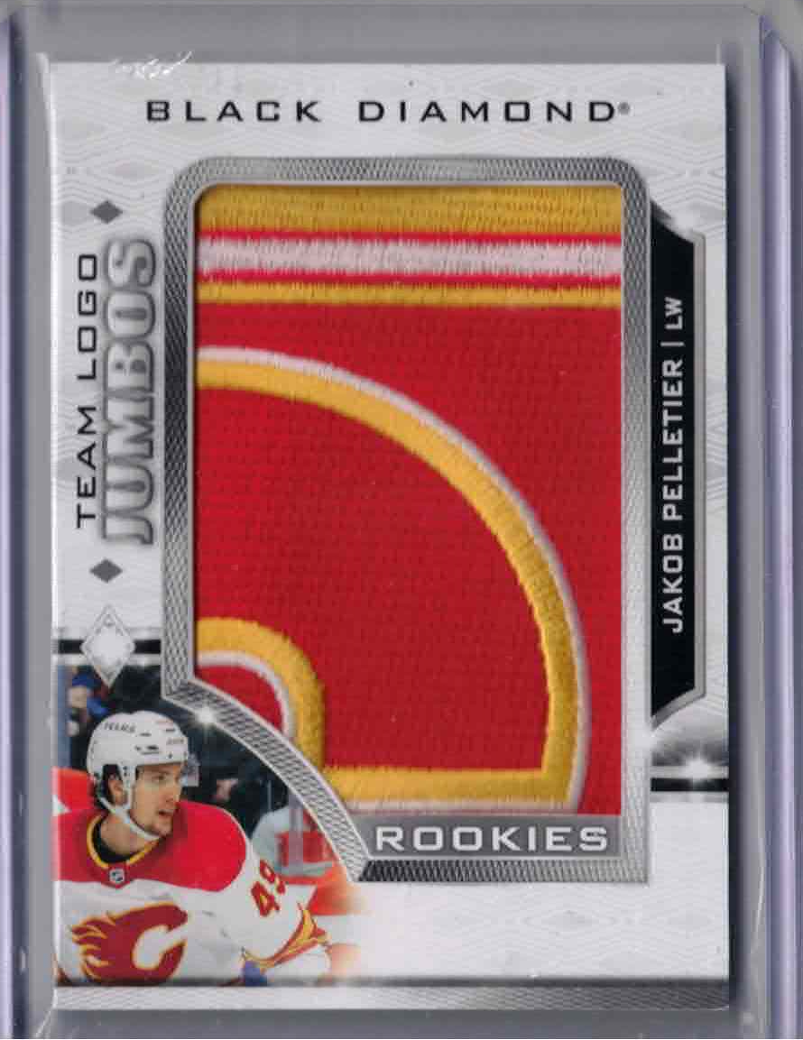 2023/24 Upper Deck Black Diamond JAKOB PELLETIER Team Logo Jumbo - Calgary