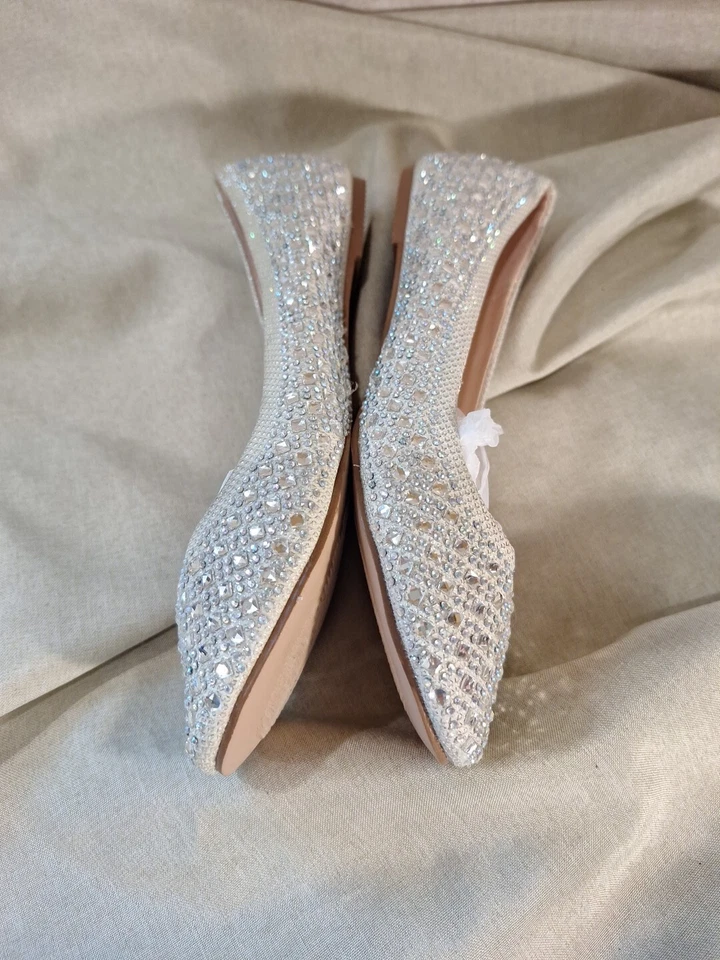 Zapatos planos sin cordones deslumbrados de la colección De Blossom Foto 3 de 4