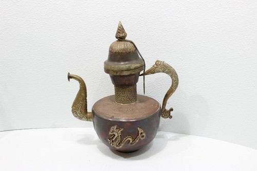 Antique Tibet Chased Silver-over-Copper 